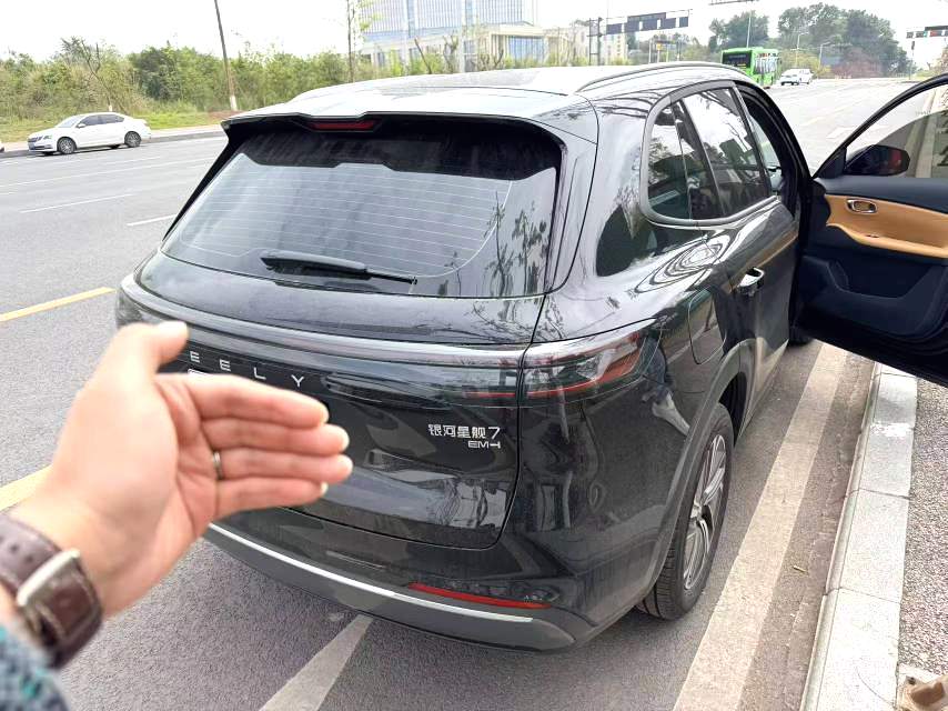 Geely Galaxy 7, 55 км
