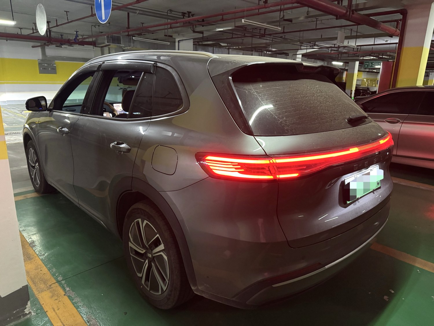 Geely Galaxy 7, 55 км
